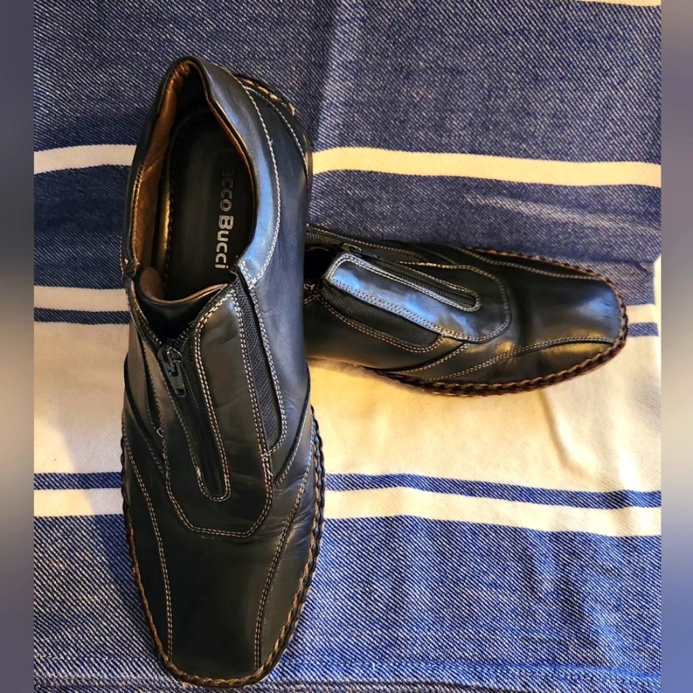 Mens Bacco Bucci Christoff Leather Loafers